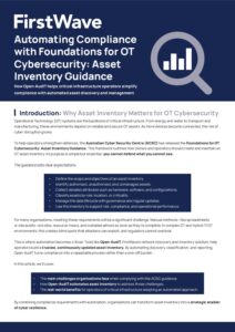 Automating Compliance OT Cybersecurity